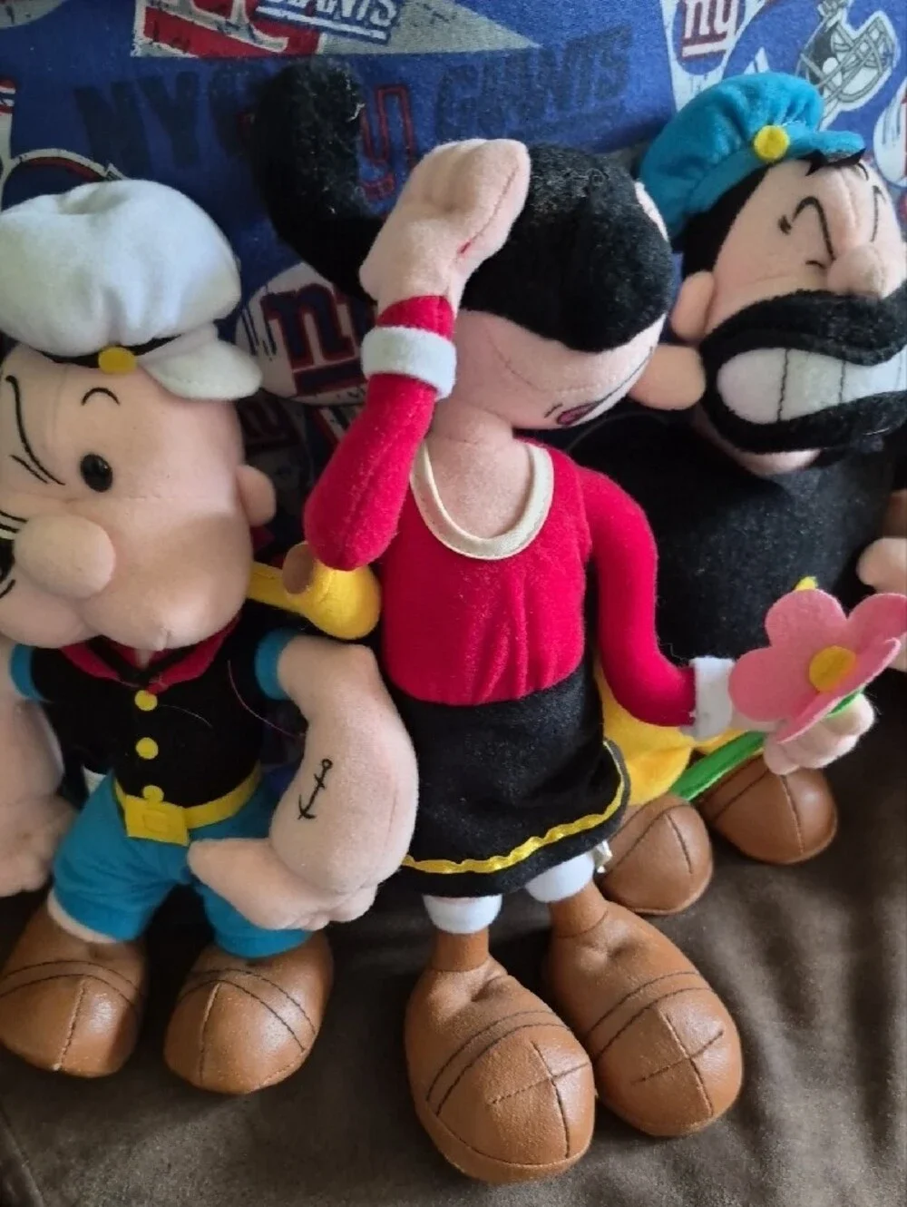 Stuffins Vintage Popeye Plush Toy Set -5 Total Great Condition